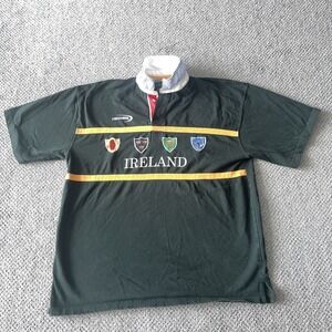 Lansdowne Ireland Short Sleeve Rugby Polo Shirt. XXL. Heritage Collection